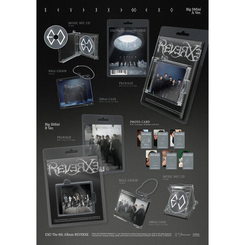 Exo Kpop Mini Albúm Original Directo De Corea Kakao Ent Exo 8th Album [reverxe] Mini