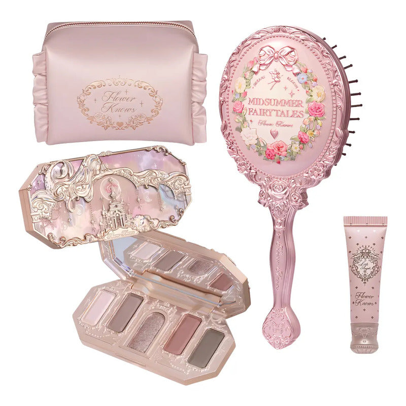 Set Flower Knows Original Kit Maquillaje Douyin Básico 4 Pzs