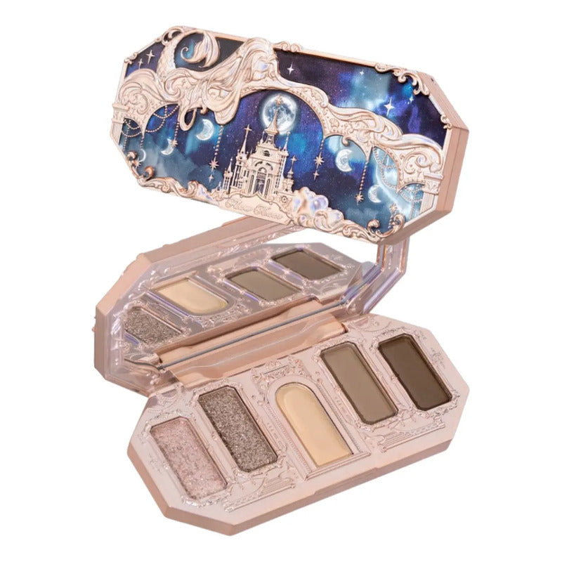 Paleta De Sombras 5 Tonos Flower Knows Nude Original Kawaii